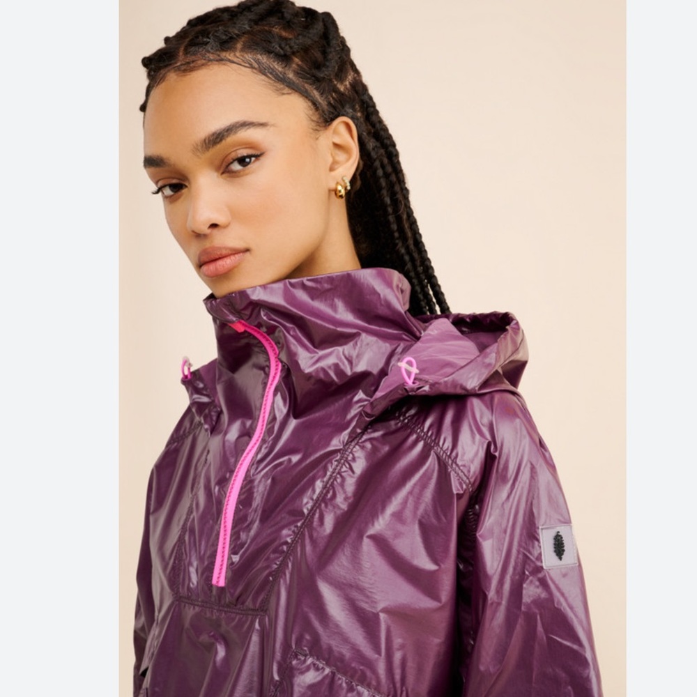 Free People Spring Showers Solid Rain Jacket - image 4